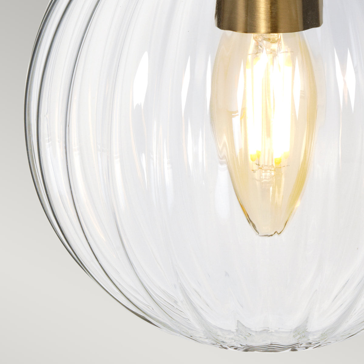 Elstead Cosmos Wandleuchte Creme, Messing – Detailansicht 3