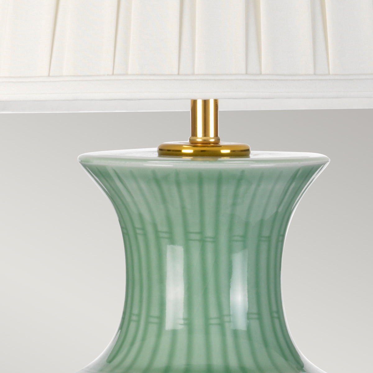 Elstead Dalian Tischlampe Celadon – Detailansicht