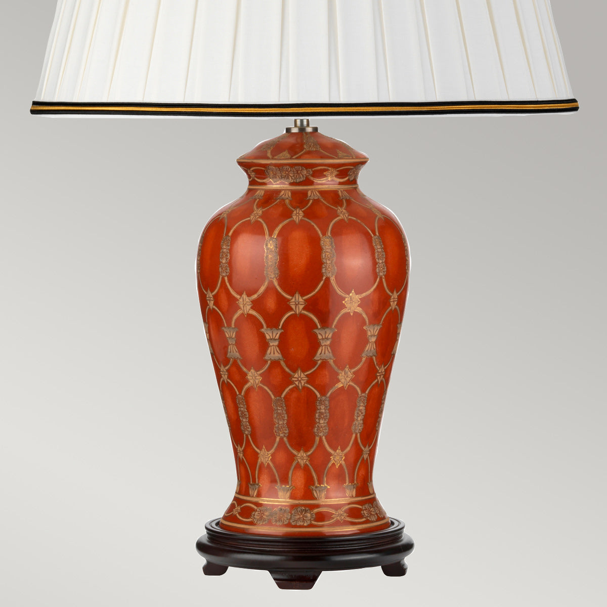Elstead Datai Tischlampe Gold – Detailansicht