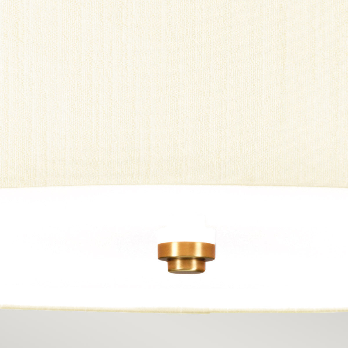 Elstead Fletcher Deckenleuchte Messing, Elfenbein – Detailansicht