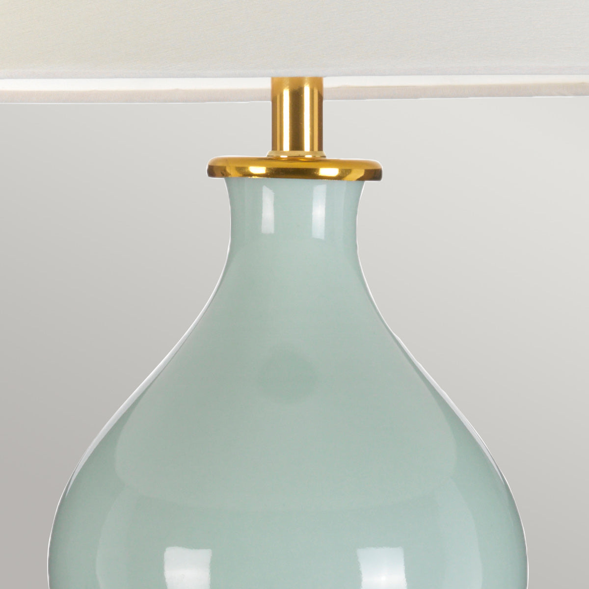 Elstead Harbin Tischlampe Celadon – Detailansicht