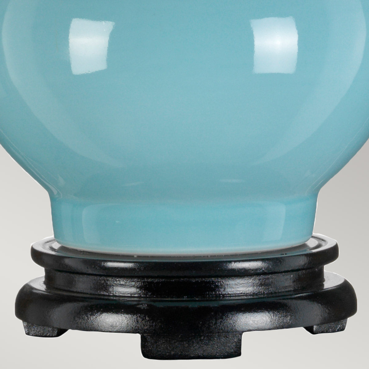 Elstead Harbin Tischlampe Blau – Detailansicht 3