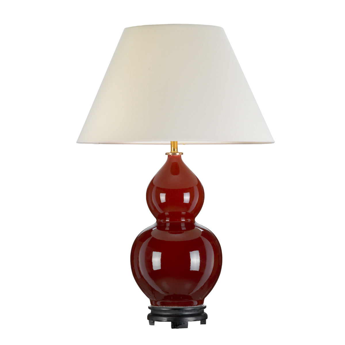 Elstead Harbin Tischlampe Oxblood