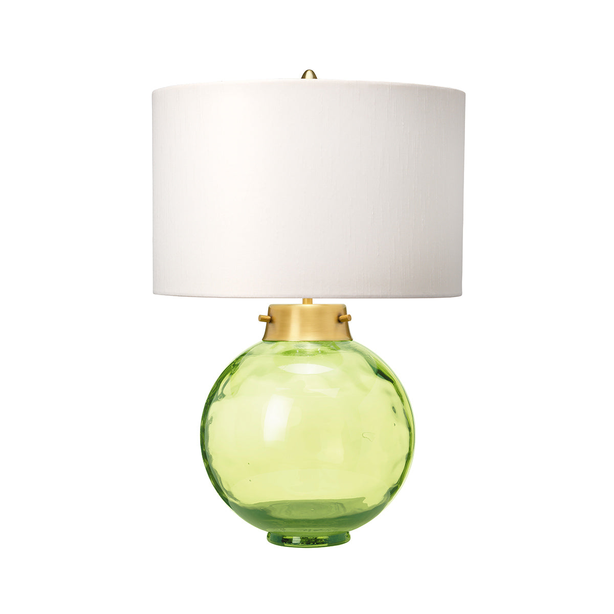 Elstead Kara Tischlampe Messing, Grün – Wohnambiente