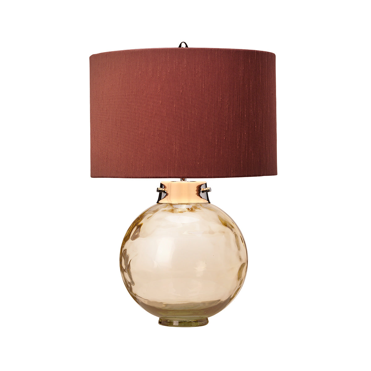 Elstead Kara Tischlampe Nickel – Wohnambiente