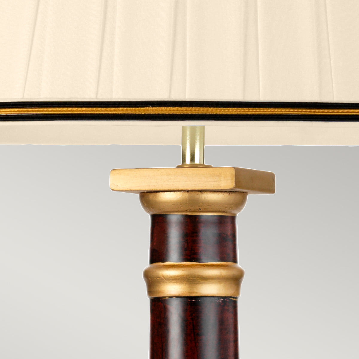 Elstead Louviers Tischlampe Gold – Detailansicht