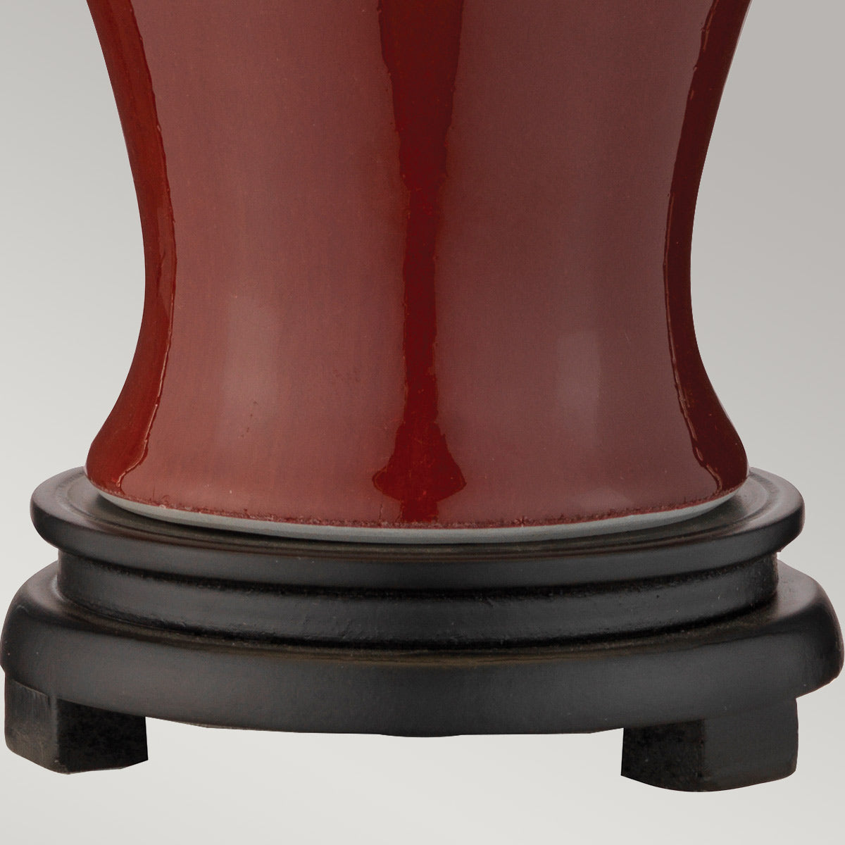 Elstead Majin Tischlampe Oxblood – Detailansicht 3