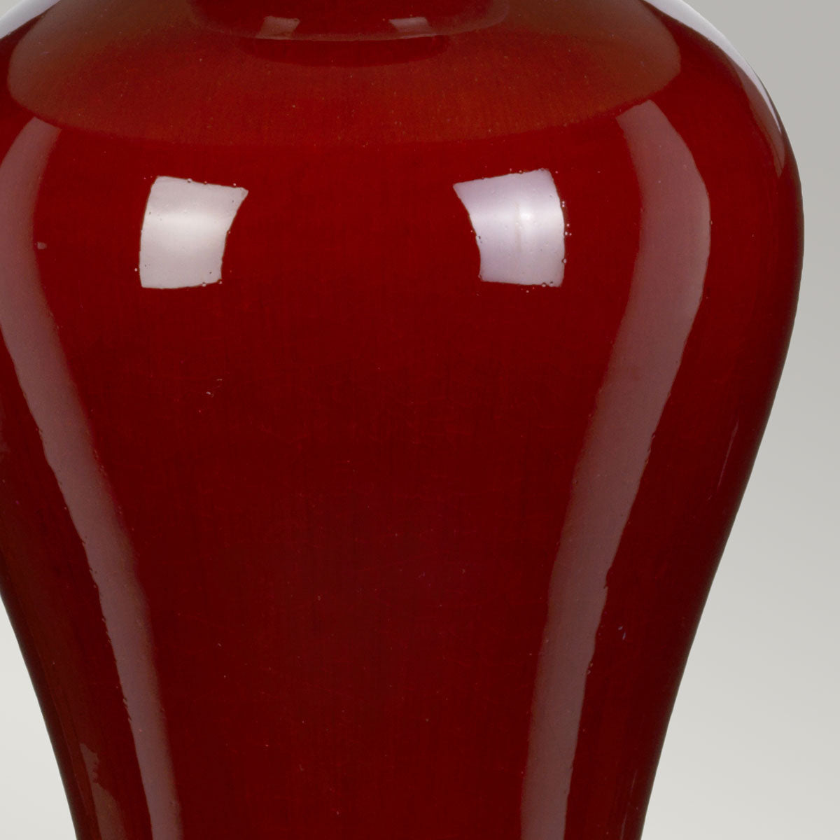 Elstead Majin Tischlampe Oxblood – Detailansicht 2