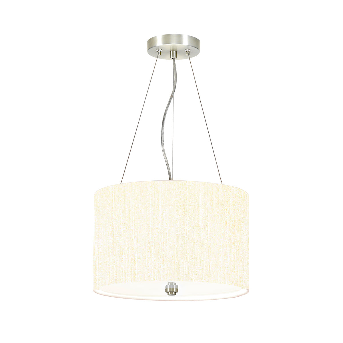 Elstead Pearce Pendelleuchte Chrom, Elfenbein