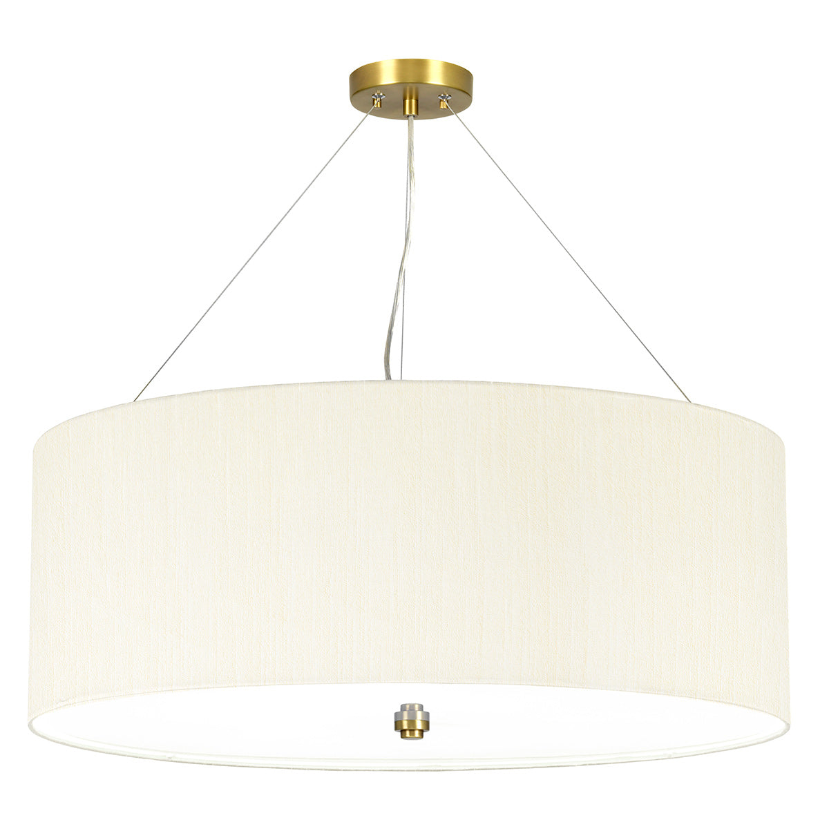 Elstead Pearce Pendelleuchte Messing, Elfenbein