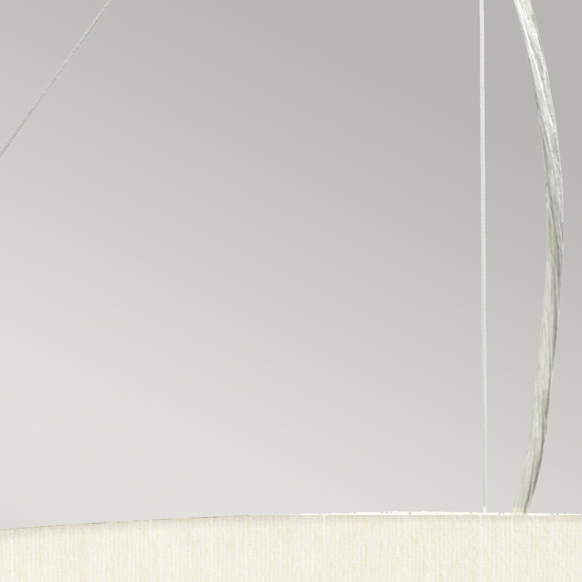 Elstead Pearce Pendelleuchte Chrom, Elfenbein – Detailansicht