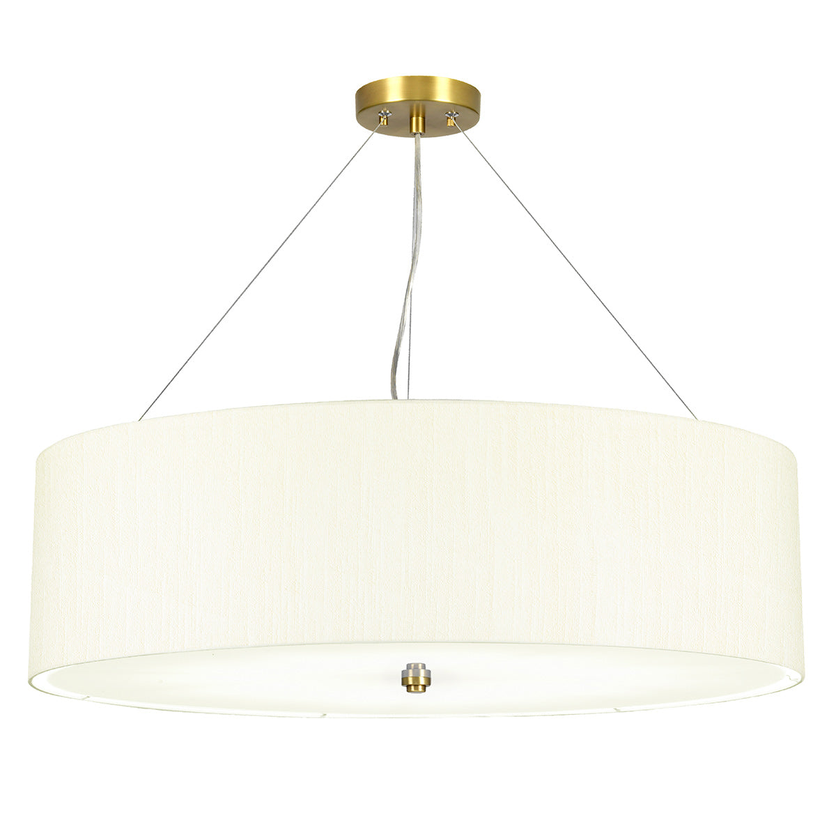 Elstead Pearce Pendelleuchte Messing, Elfenbein