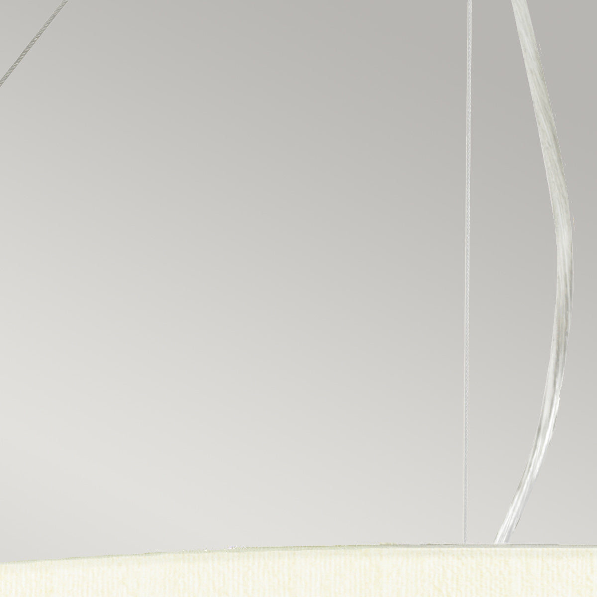 Elstead Pearce Pendelleuchte Chrom, Elfenbein – Detailansicht