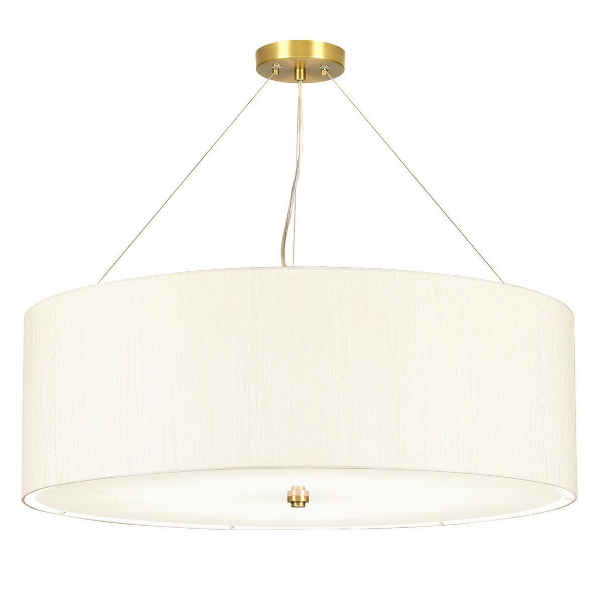 Elstead Pearce Pendelleuchte Messing, Elfenbein