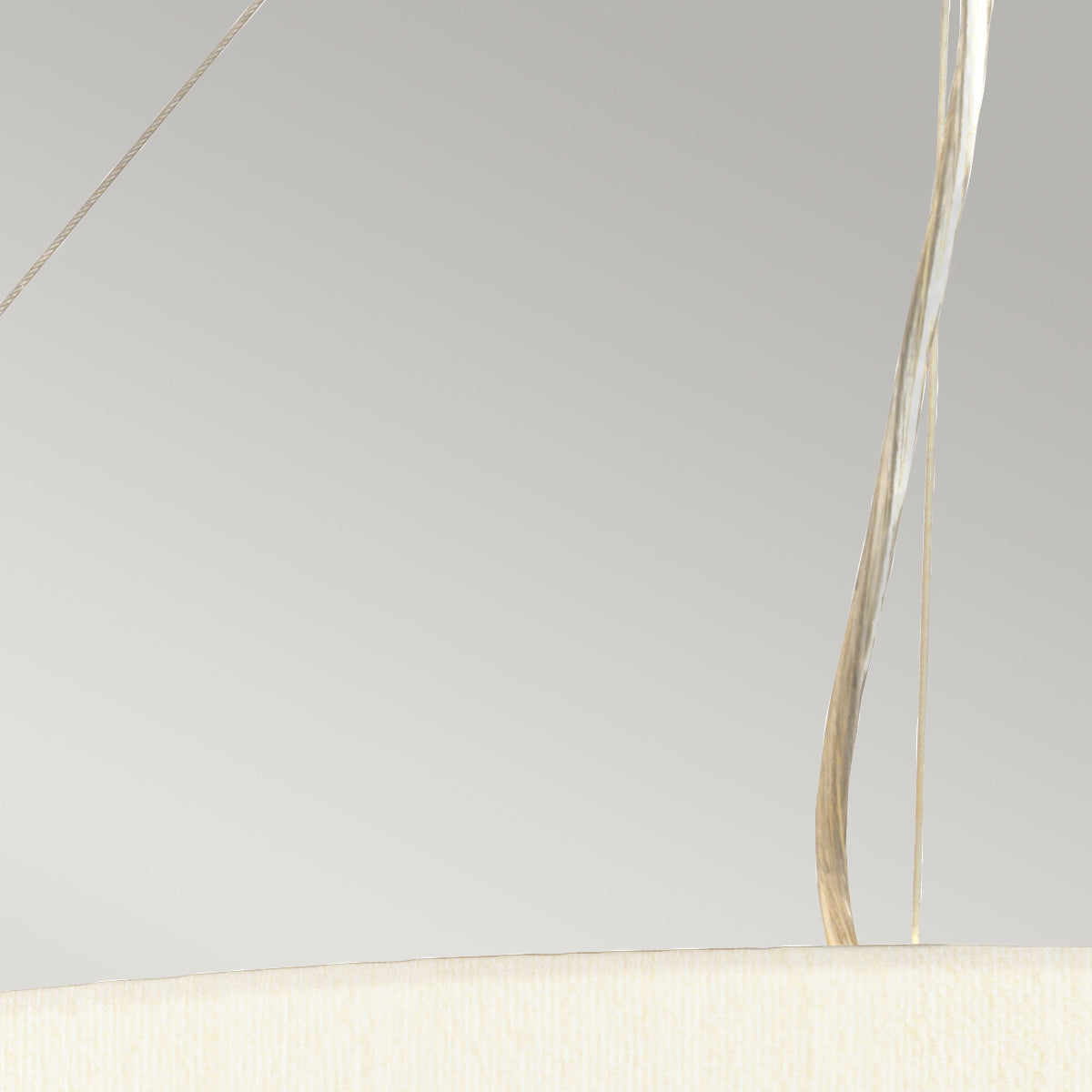 Elstead Pearce Pendelleuchte Messing, Elfenbein – Detailansicht