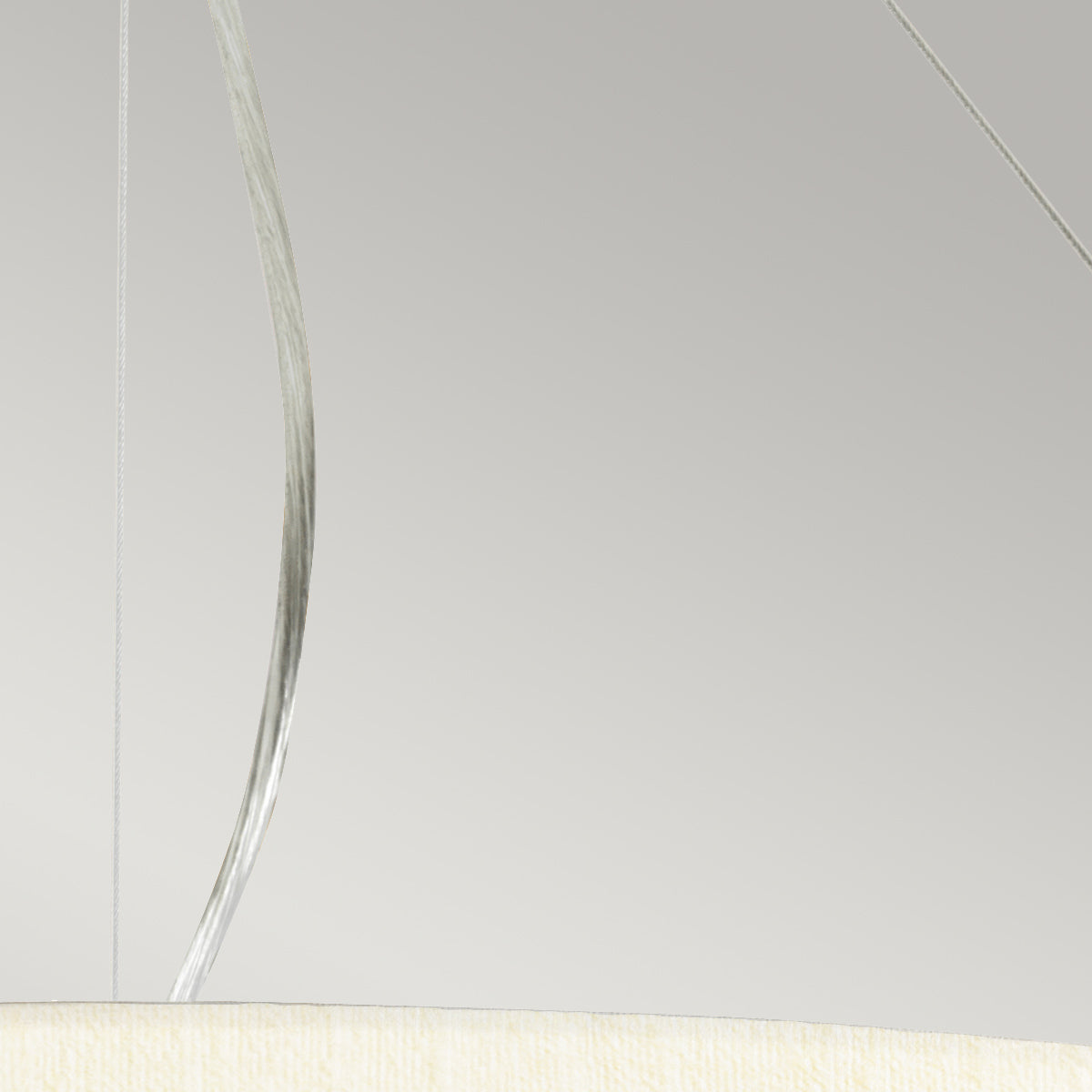 Elstead Pearce Pendelleuchte Chrom, Elfenbein – Detailansicht