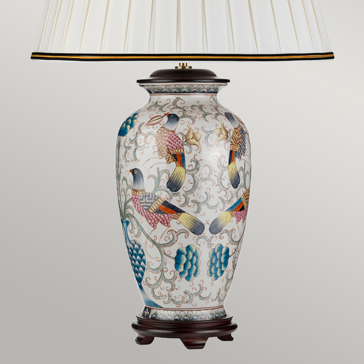 Elstead Ping Tischlampe Creme – Detailansicht