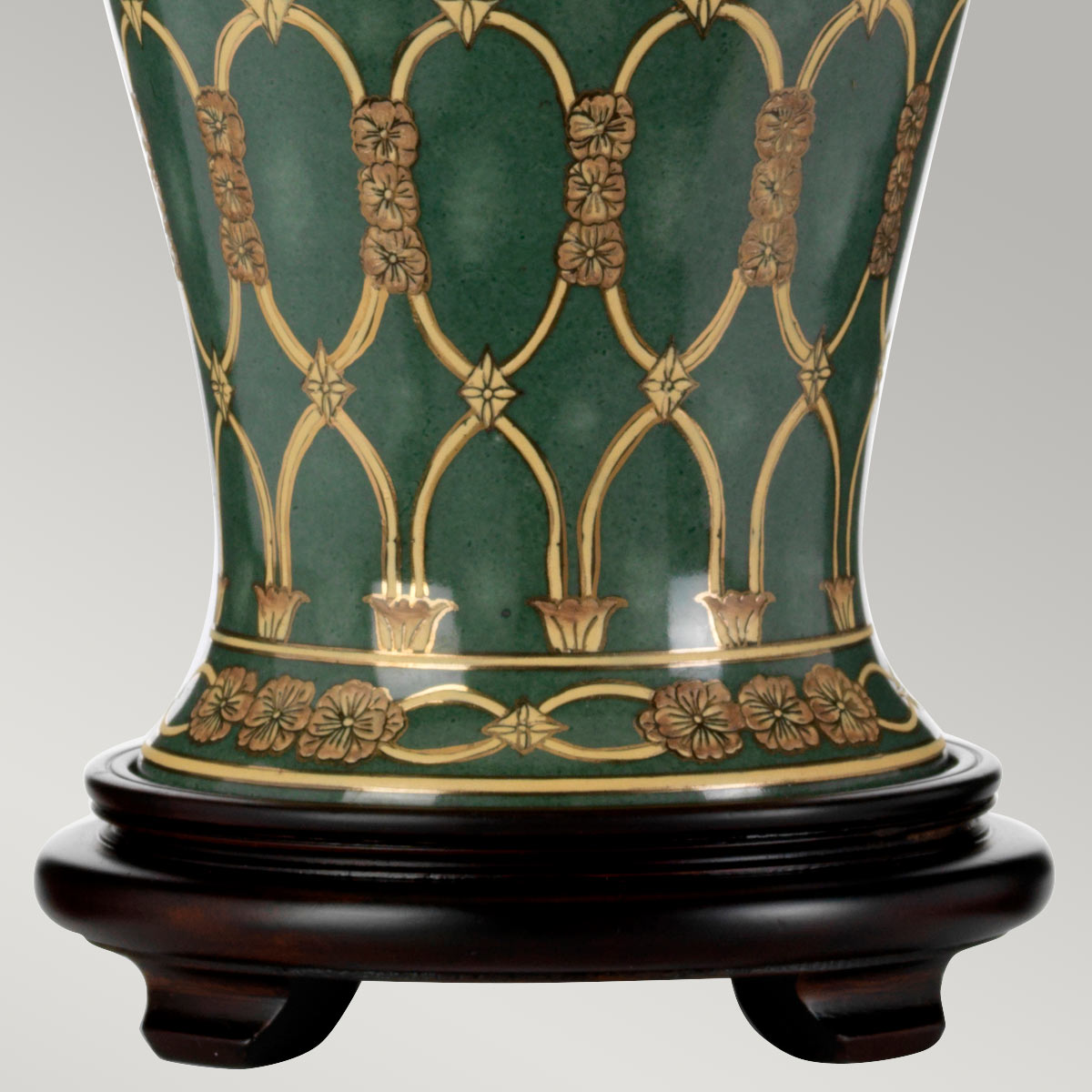 Elstead Sashi Tischlampe Grün, Gold, Braun – Detailansicht 3