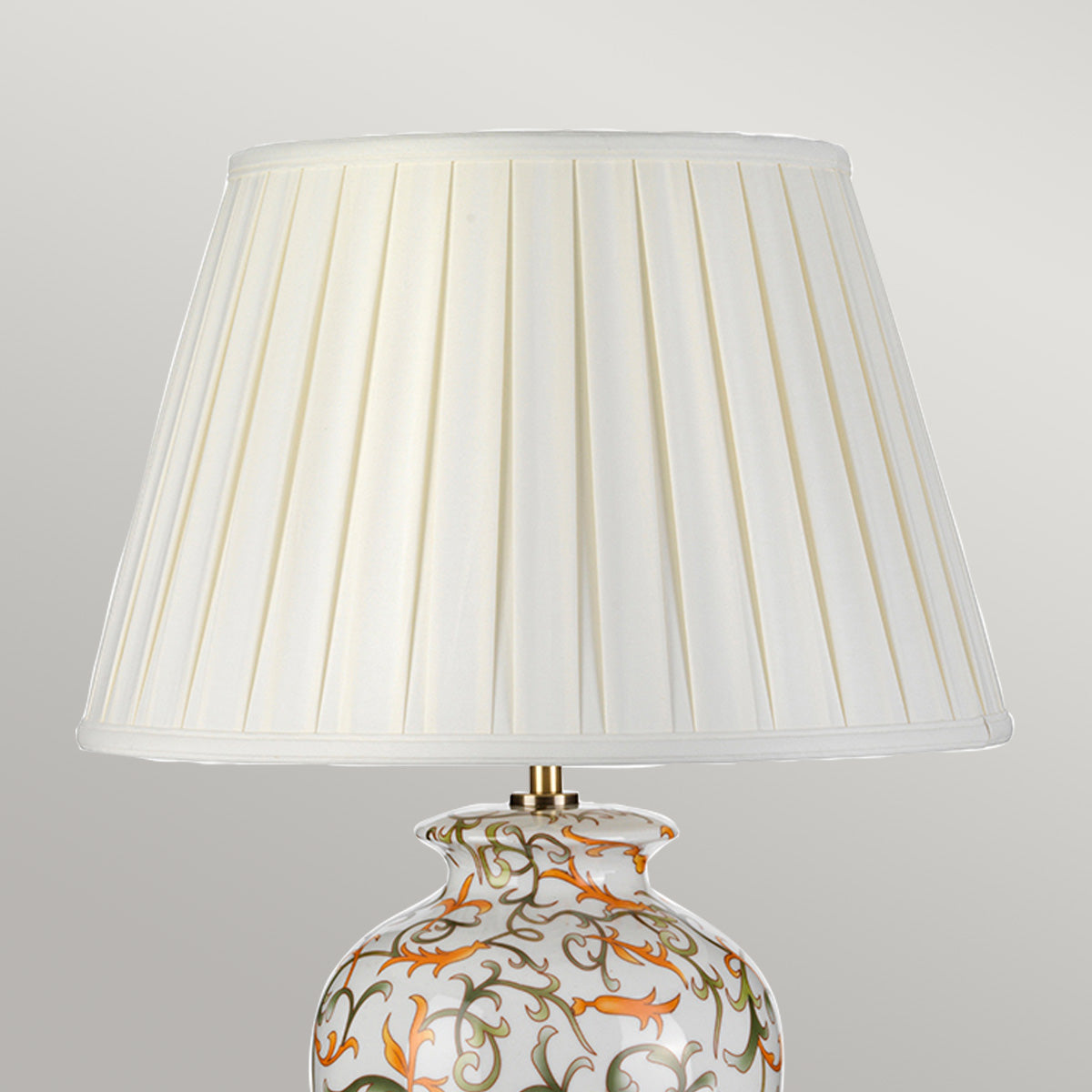 Elstead Soling Tischlampe Creme, Grün – Wohnambiente
