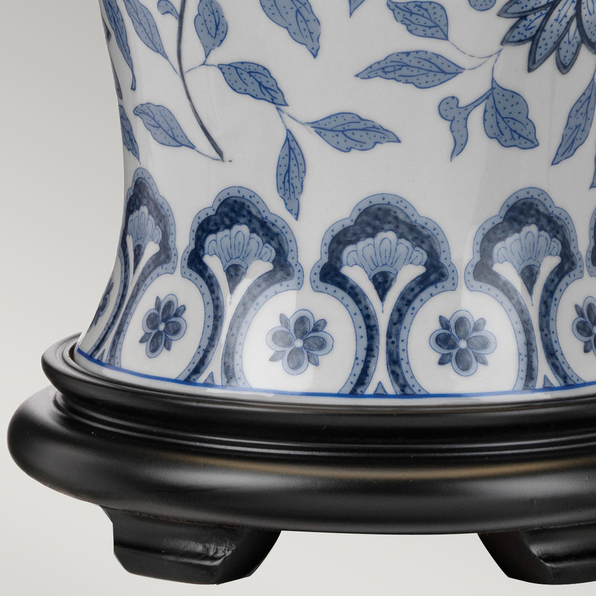 Elstead Ying Tischlampe Blau, Weiß – Detailansicht 3