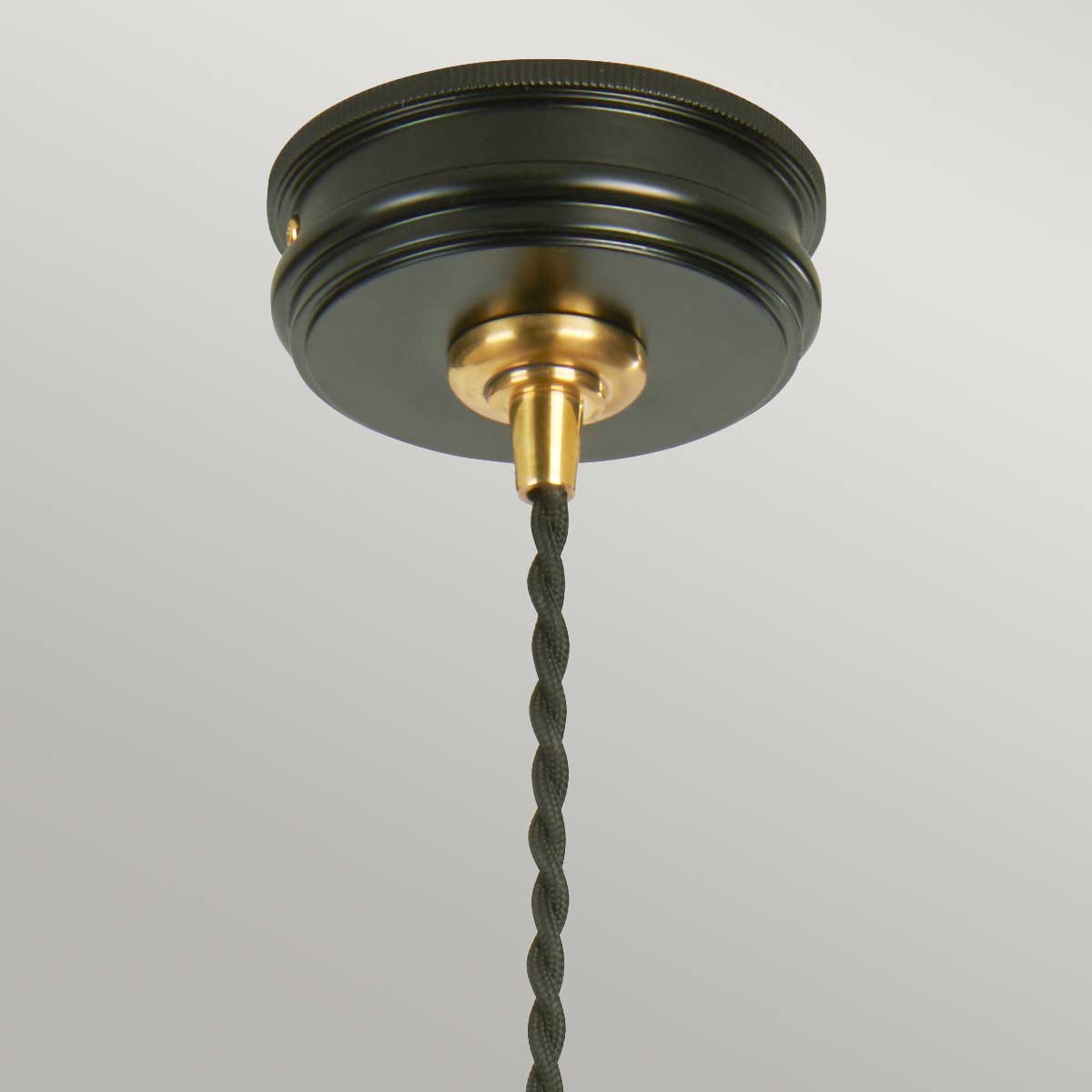 Elstead Douille Pendelleuchte Schwarz, Messing – Wohnambiente