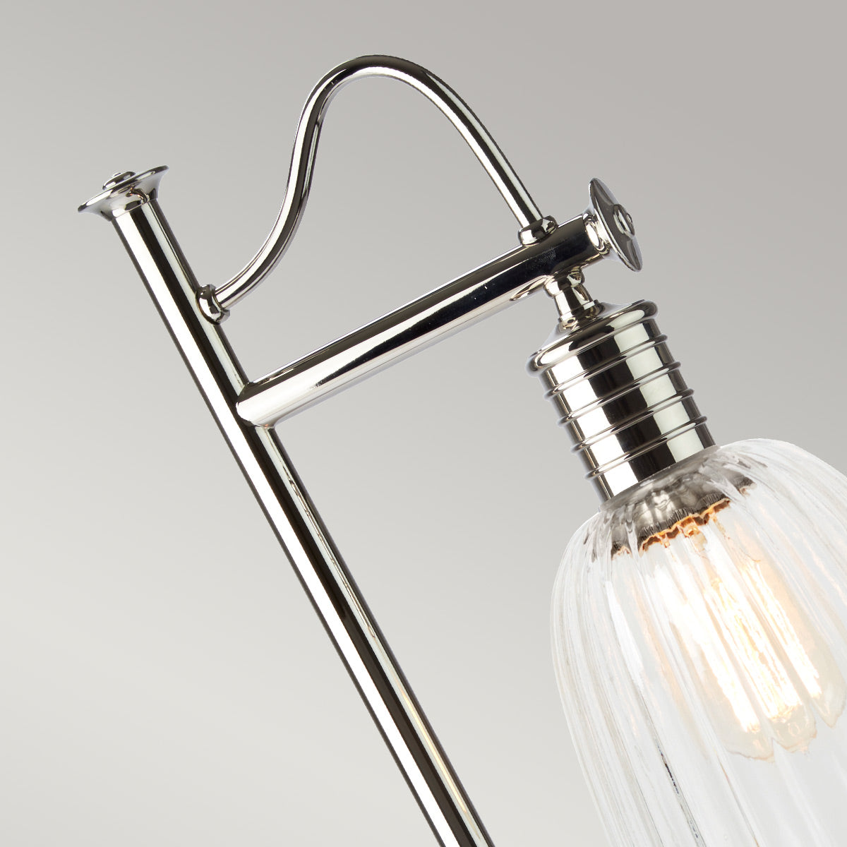 Elstead Douille Tischlampe Nickel – Detailansicht