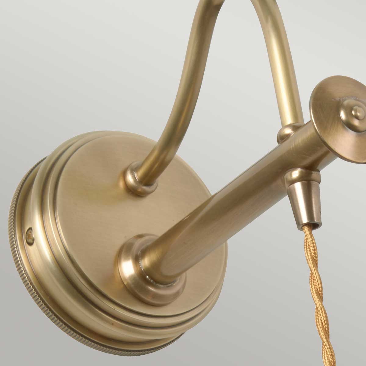 Elstead Douille Wandleuchte Messing – Detailansicht