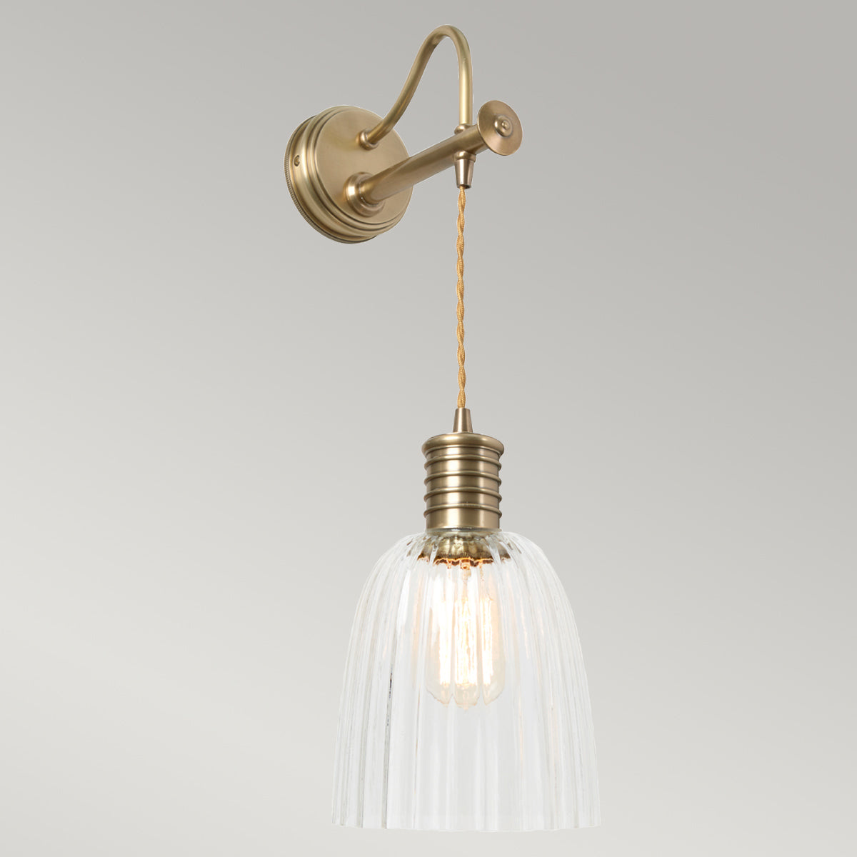 Elstead Douille Wandleuchte Messing – Detailansicht 3