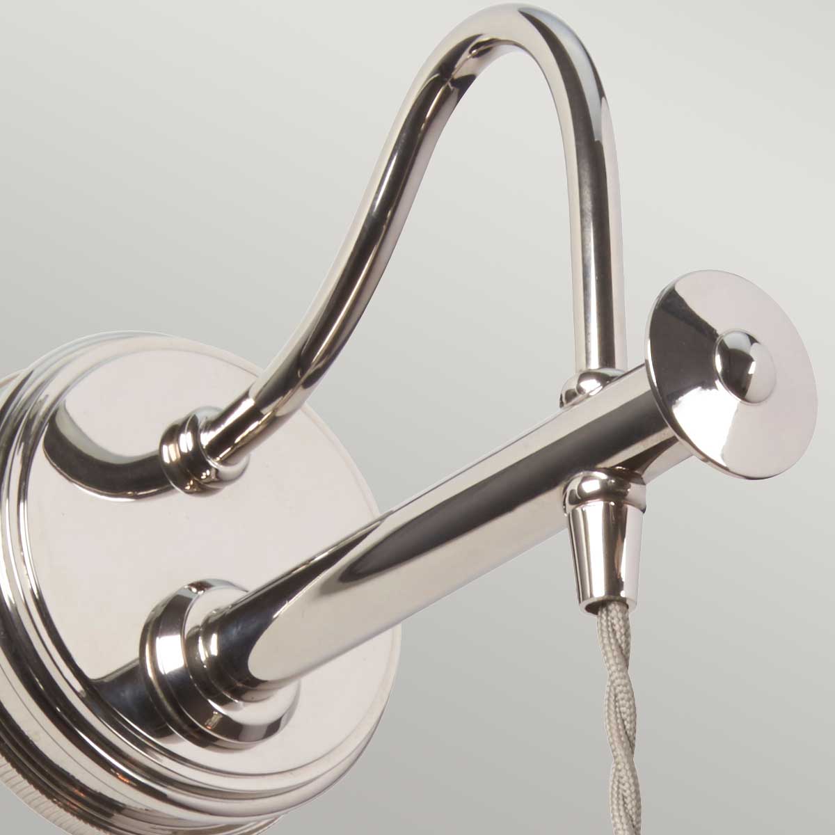 Elstead Douille Wandleuchte Nickel – Wohnambiente