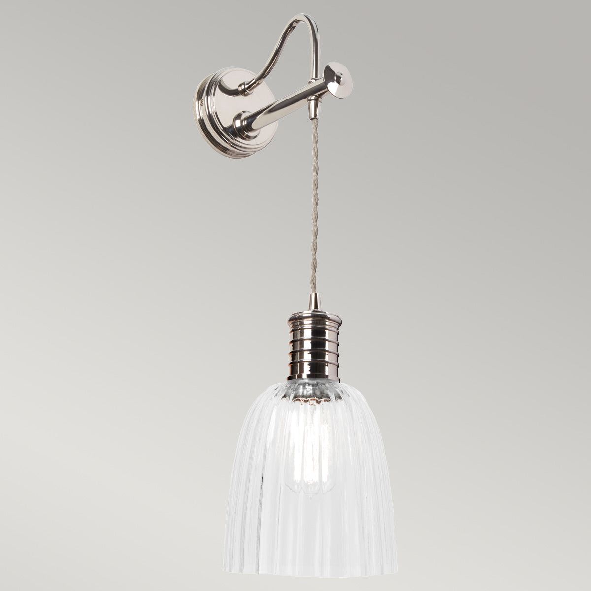 Elstead Douille Wandleuchte Nickel – Detailansicht 2