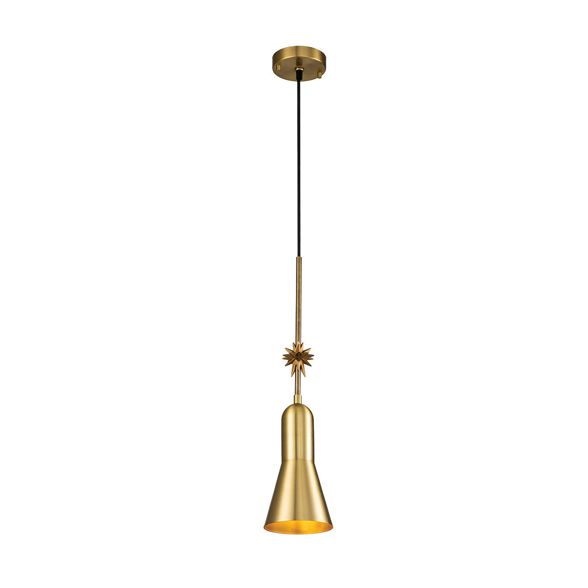Elstead Etoile Pendelleuchte Messing, Gold
