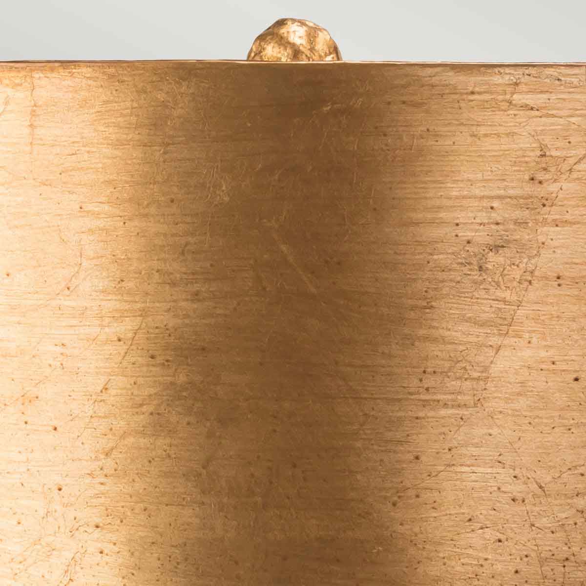 Flambeau Bienville Tischlampe Silber, Gold, Braun – Detailansicht