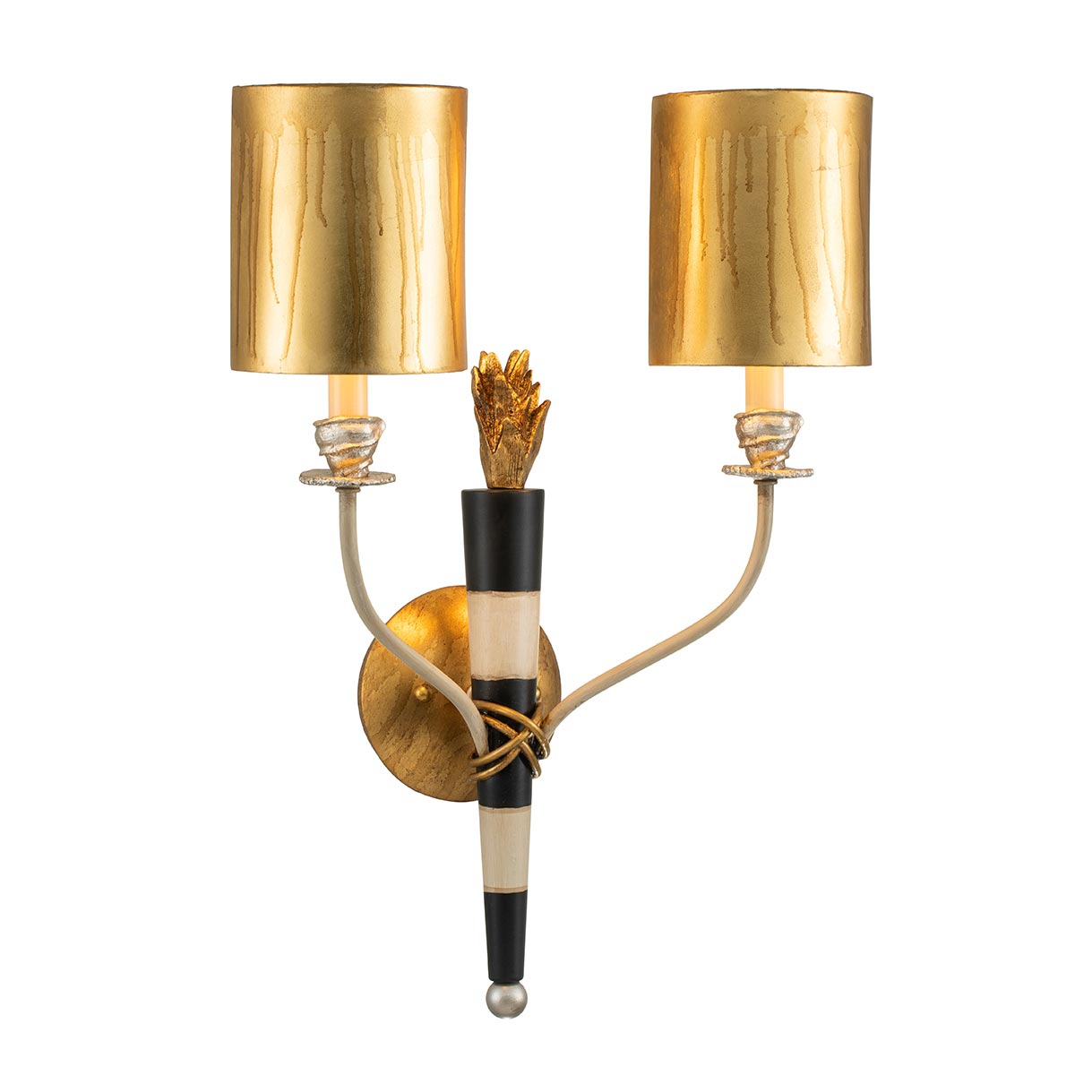 Flambeau Flambeau Wandleuchte Gold, Schwarz
