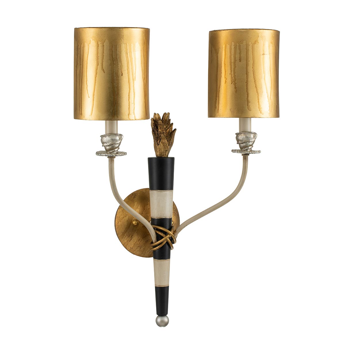 Flambeau Flambeau Wandleuchte Gold, Schwarz – Detailansicht 3