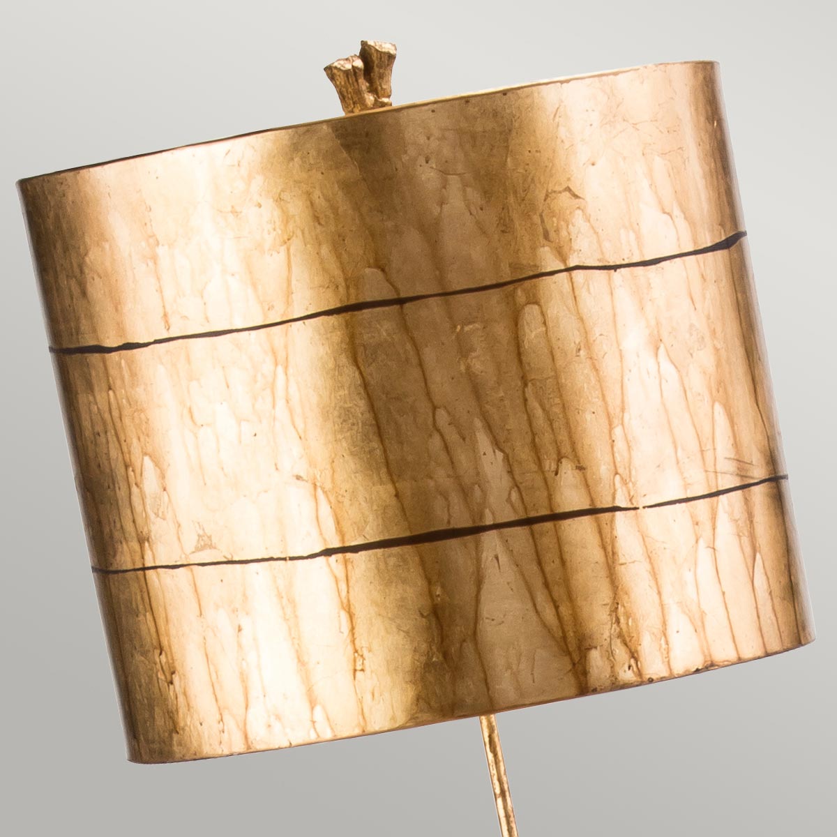 Flambeau Fragment Stehleuchte Gold – Detailansicht