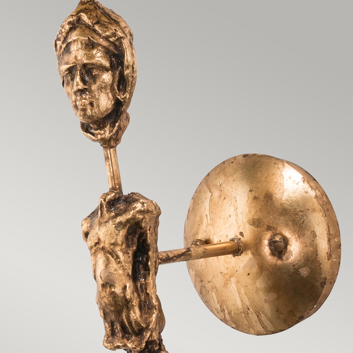 Flambeau Fragment Wandleuchte Gold – Detailansicht