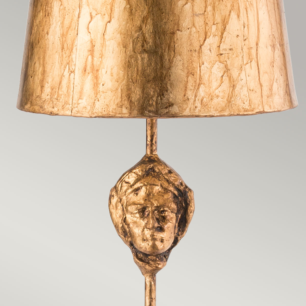 Flambeau Fragment Tischlampe Gold – Detailansicht