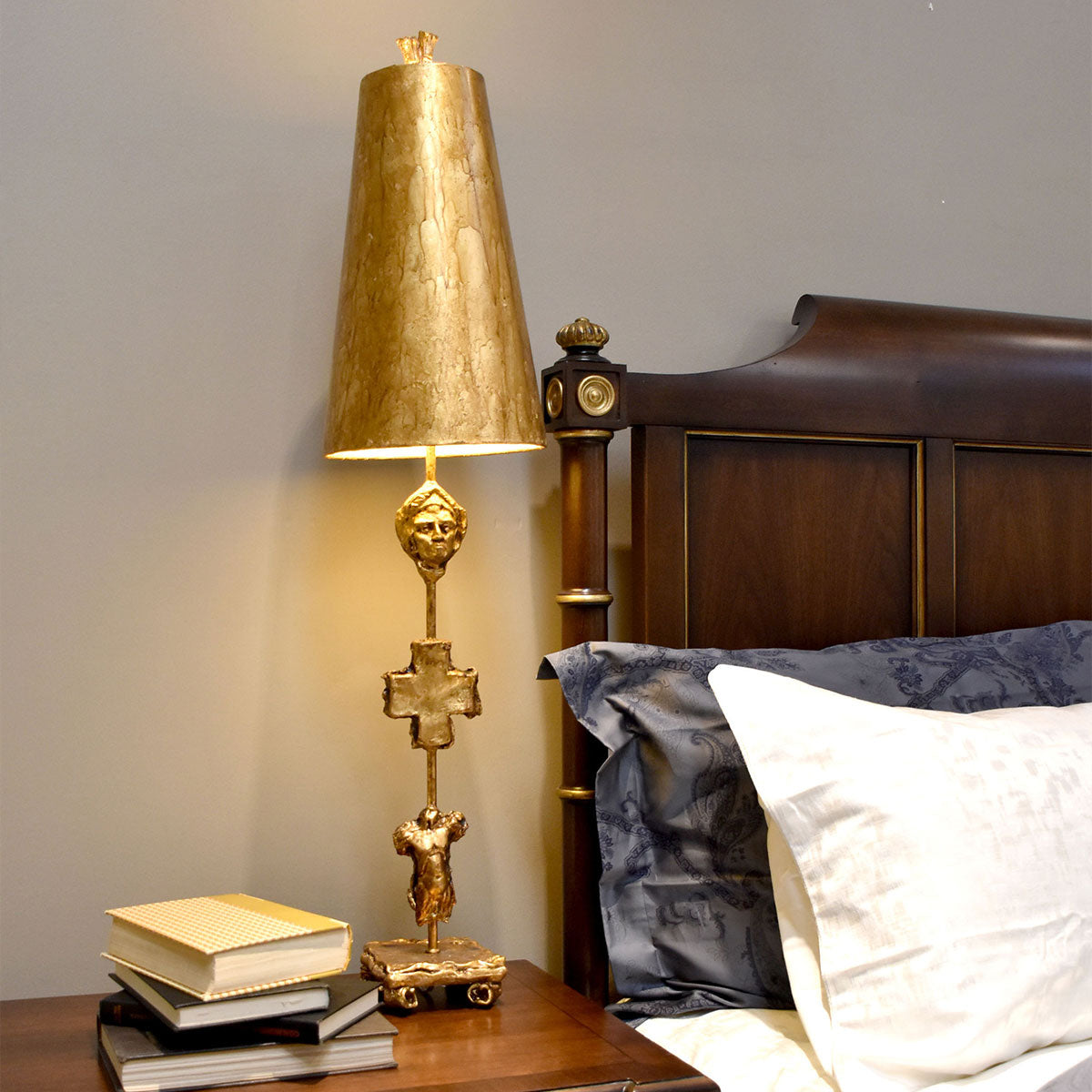 Flambeau Fragment Tischlampe Gold – Detailansicht 3