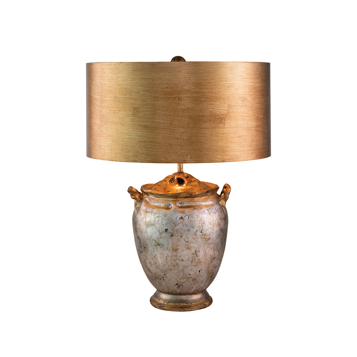 Flambeau Jackson Tischlampe Silber, Gold