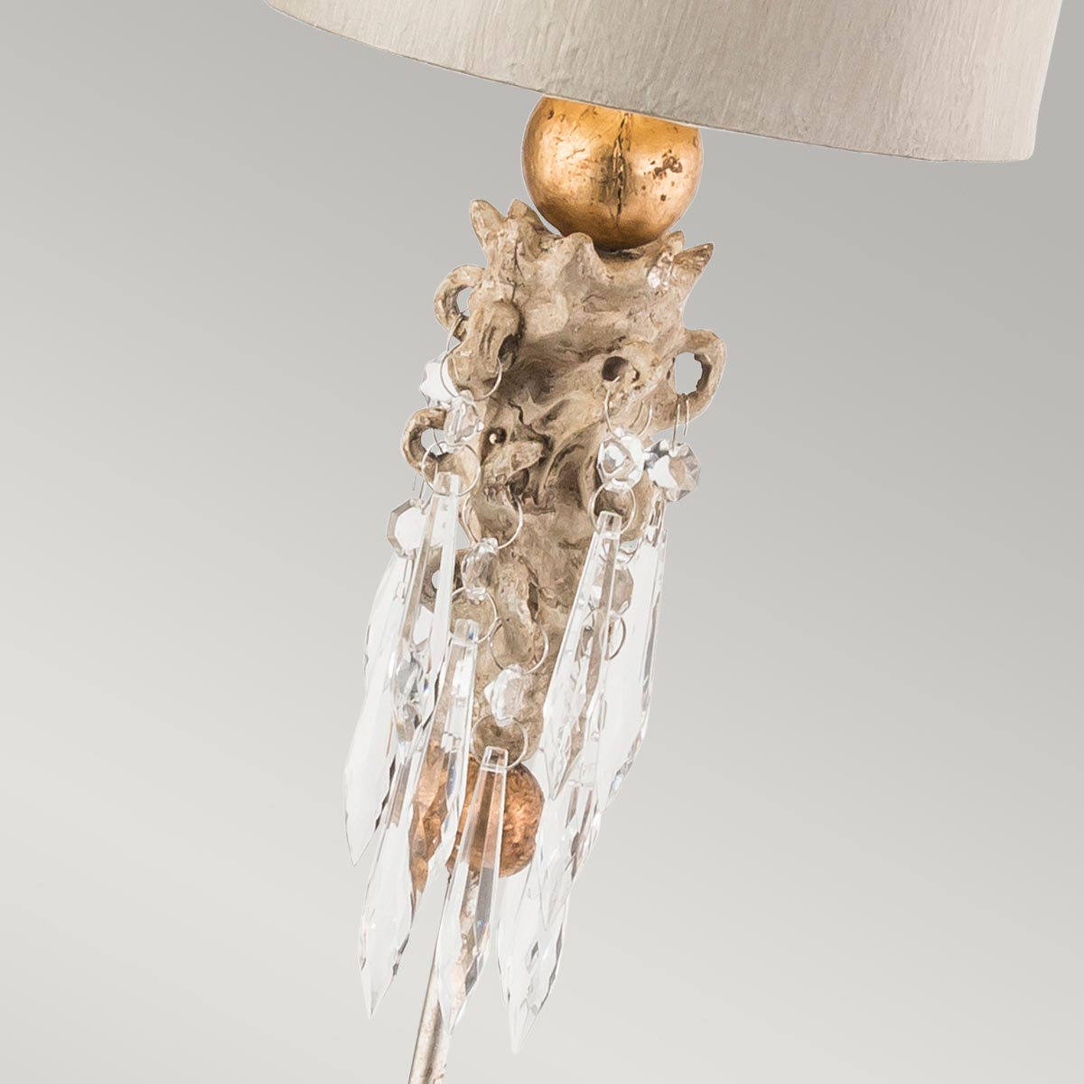 Flambeau Madison Tischlampe Gold – Detailansicht 2