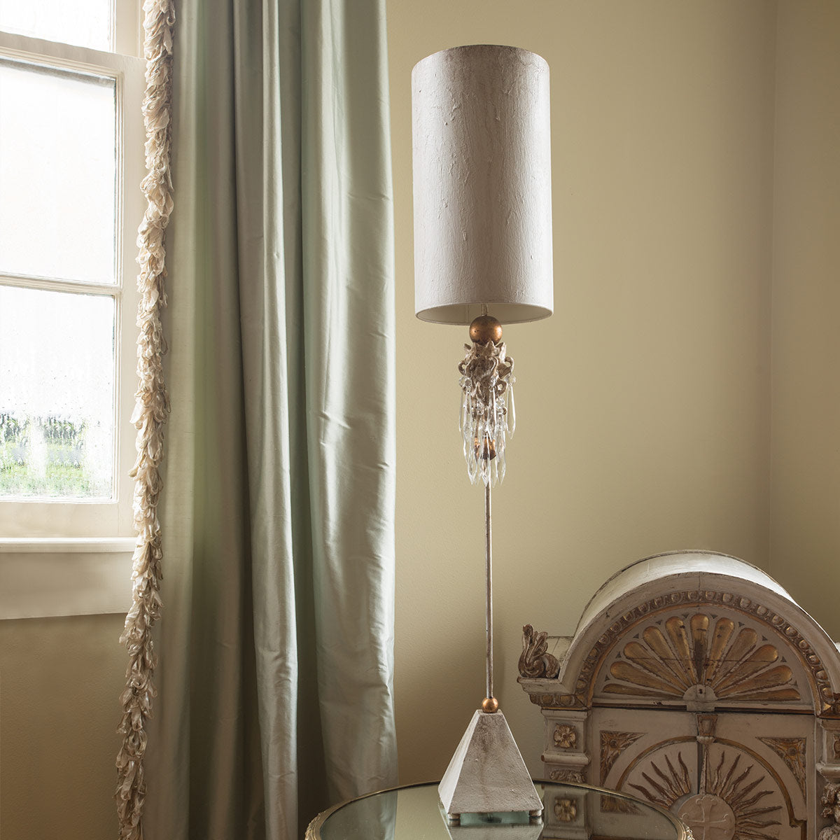 Flambeau Madison Tischlampe Gold – Wohnambiente