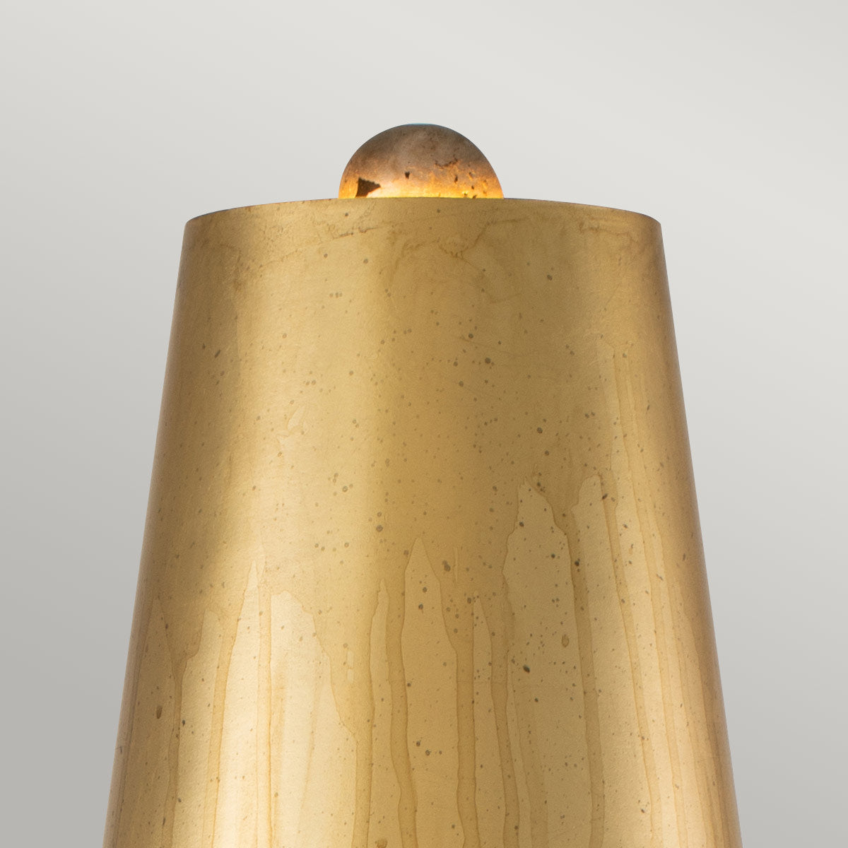 Flambeau Noma Tischlampe Gold, Schwarz, Silber – Wohnambiente