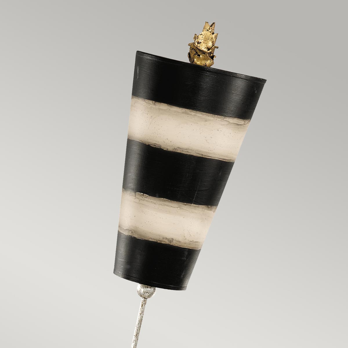 Flambeau Peony Tischlampe Schwarz – Detailansicht