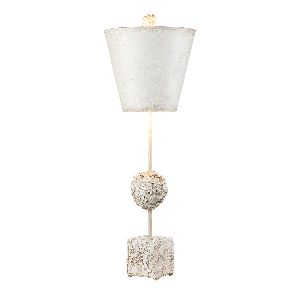 Flambeau Petra Tischlampe Weiß