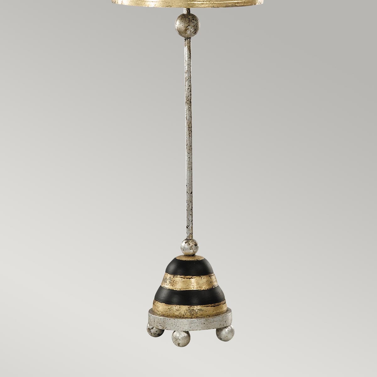 Flambeau Phoenician Tischlampe Schwarz, Gold, Silber – Detailansicht 2