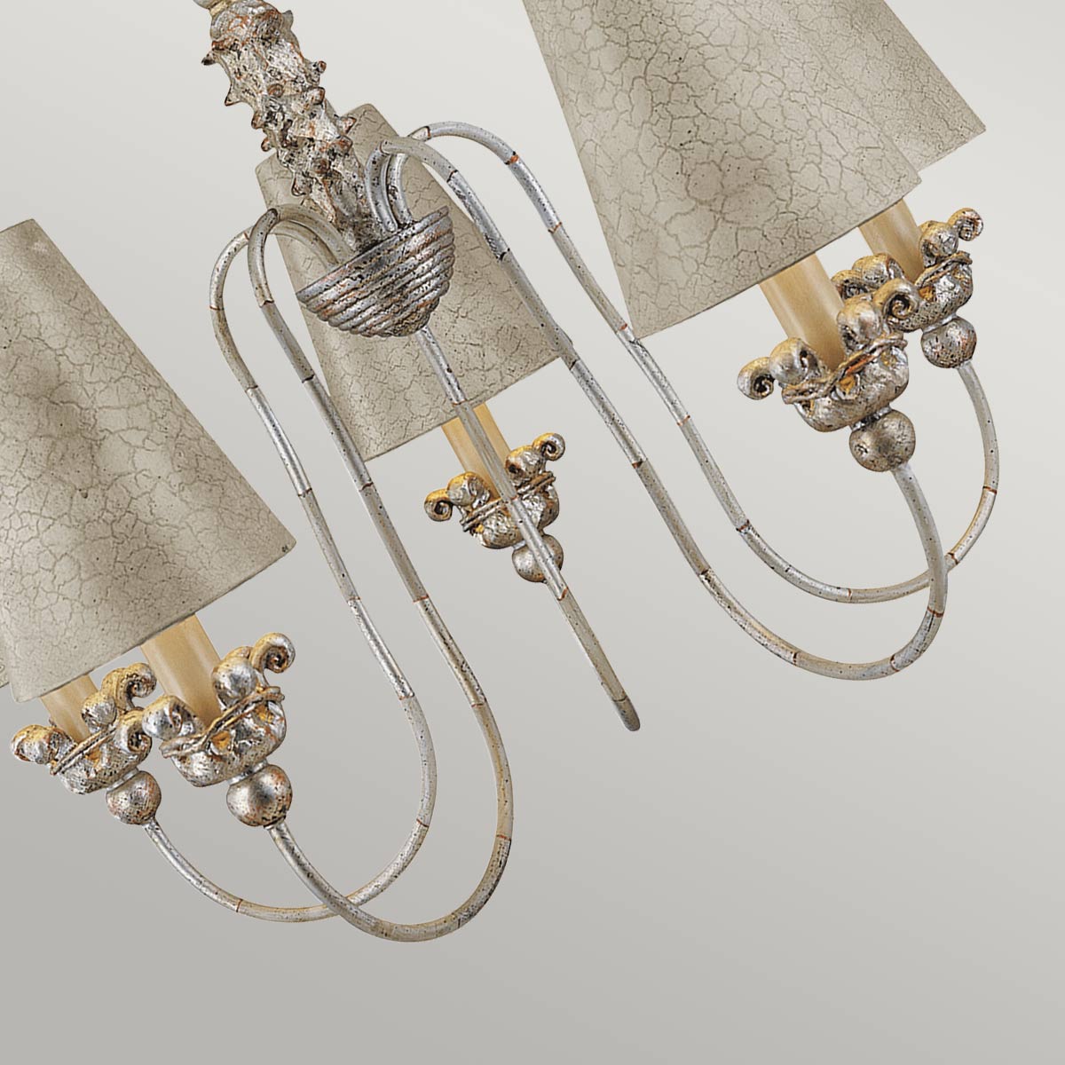 Flambeau Remi Kronleuchter Silber, Gold – Detailansicht 2