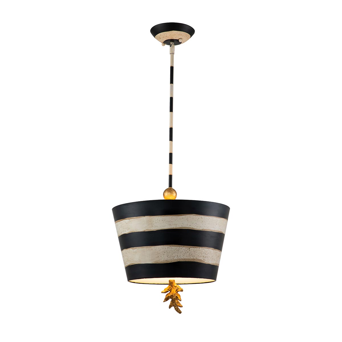 Flambeau South Pendelleuchte Schwarz, Gold