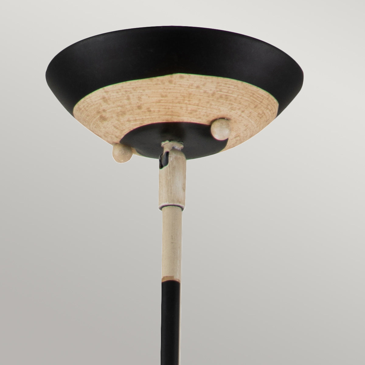 Flambeau South Pendelleuchte Schwarz, Gold – Detailansicht