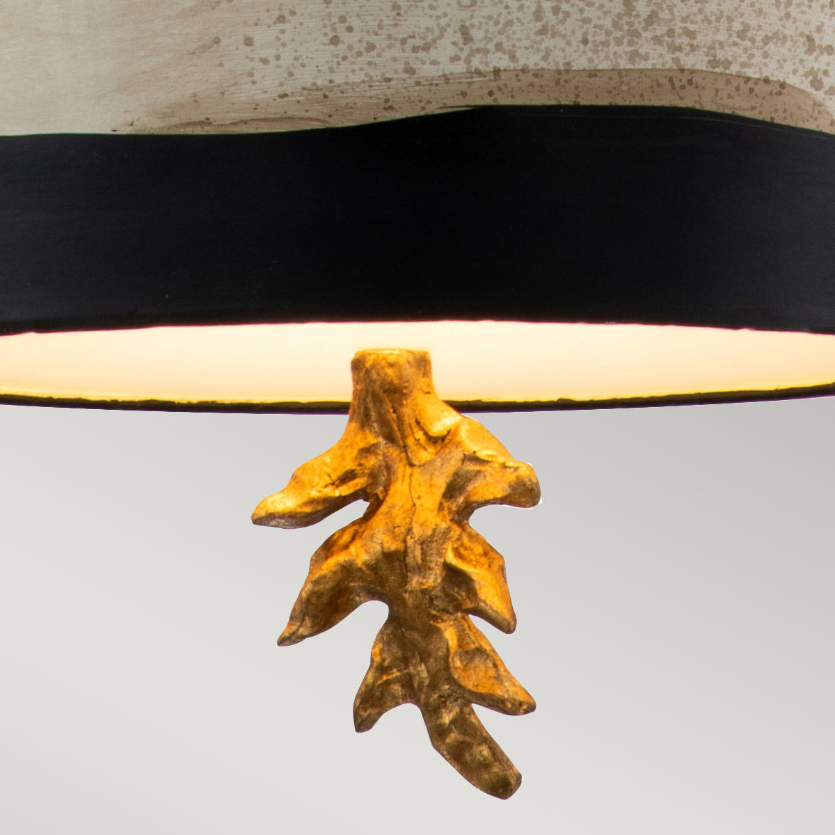 Flambeau South Pendelleuchte Schwarz, Gold – Detailansicht 3