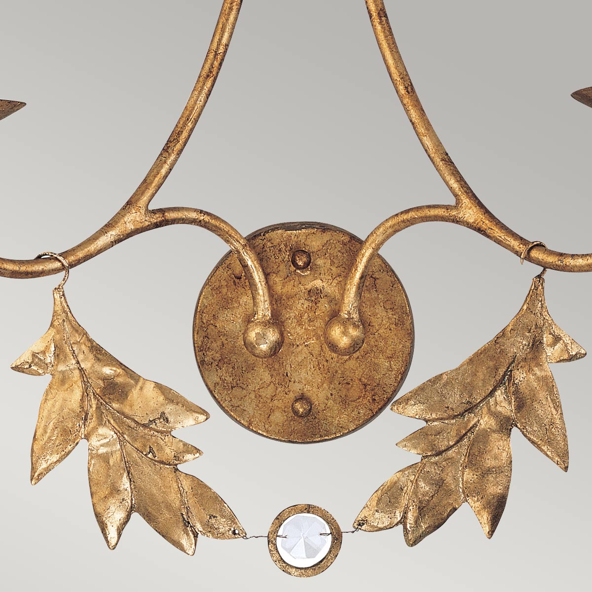 Flambeau Sweet Wandleuchte Gold – Detailansicht